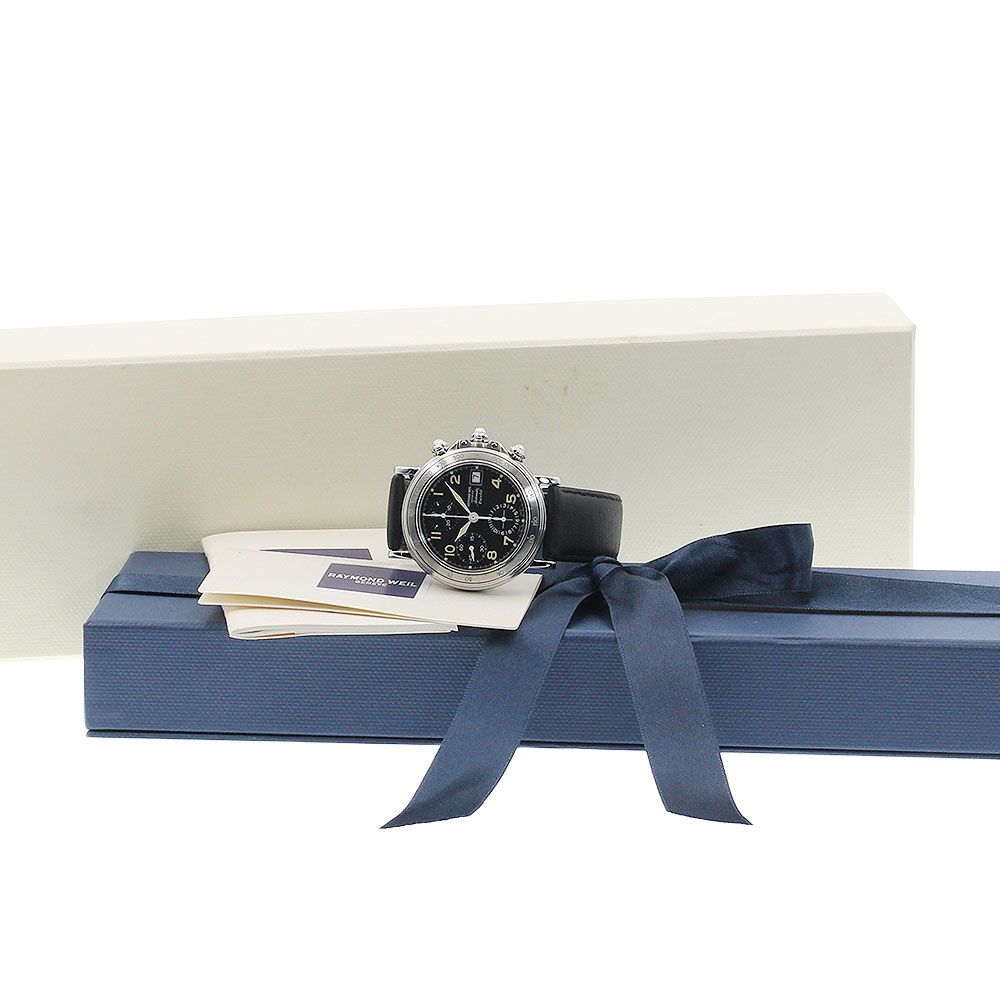  レイモンドウィル RAYMOND WEIL 7788 パルシファル クロノグラフ 自動巻き メンズ 箱 保証書付き_945340 デート服 自動巻き時計 腕時計(アナログ)