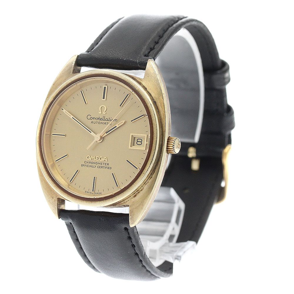  訳あり オメガ OMEGA CD168.0056 コンステレーション デイト cal.1011 自動巻き メンズ _939871 ストライプシャツ 自動巻き時計 腕時計(アナログ)