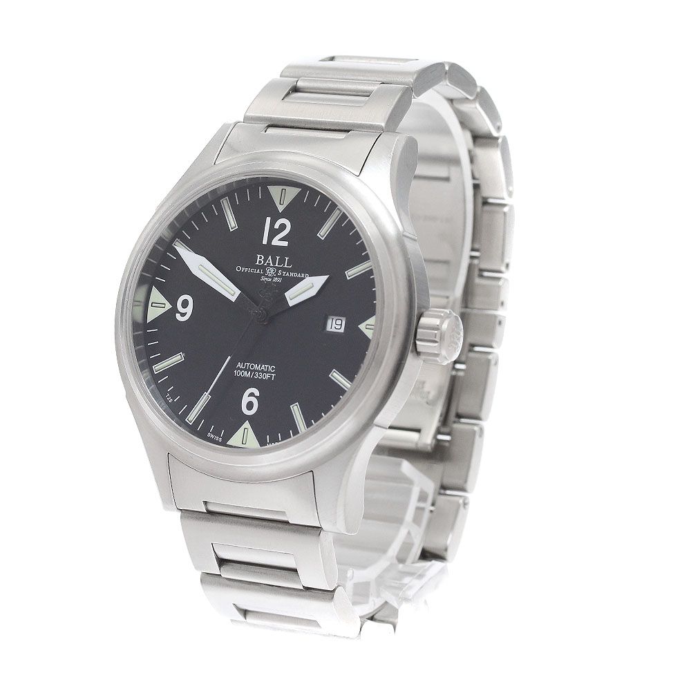 ボールウォッチ BALLWATCH NM2090C-SJ-BKGR ストークマンⅡ デイト 