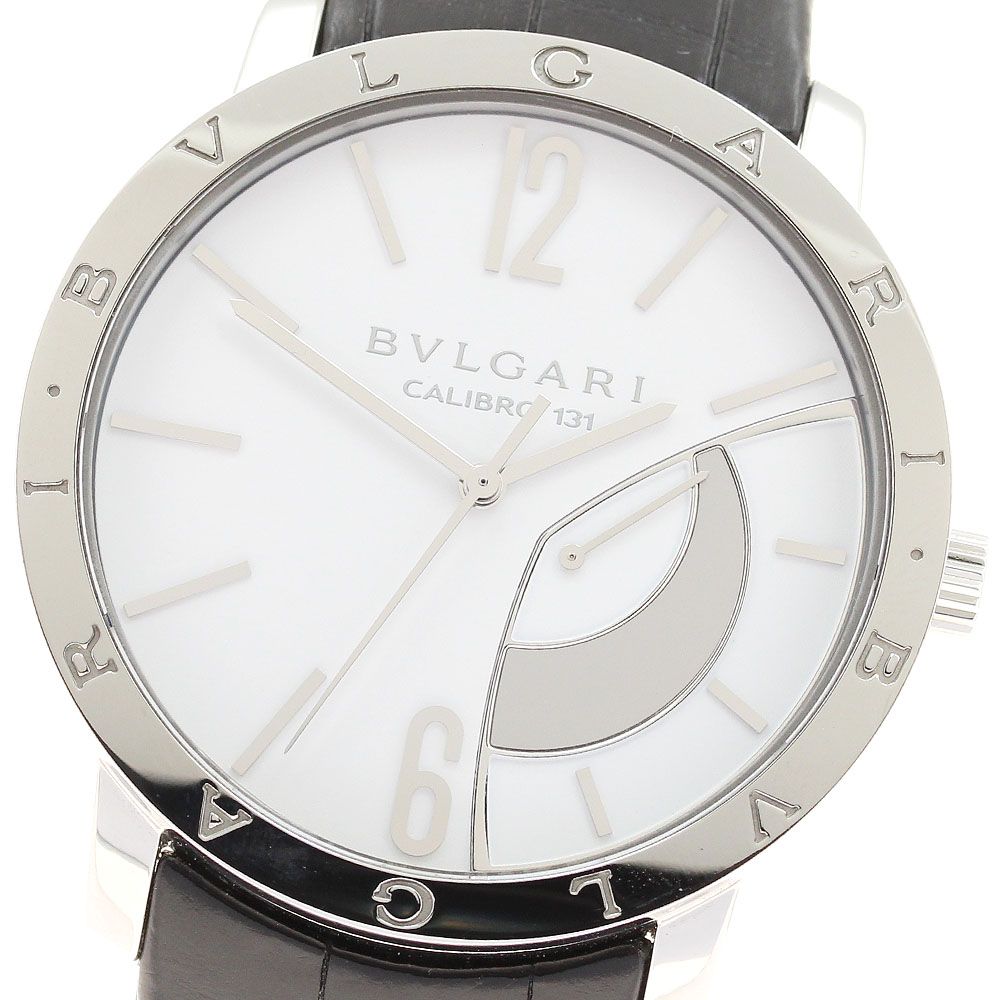 ブルガリ BVLGARI BB43SRM/101870 ブルガリブルガリ リザーブ・ド・マルシェ 手巻き メンズ 極美品 保証書付き_943496 ブルガリ BVLGARI BB43SRM/101870 ブルガリブルガリ リザーブ・ド