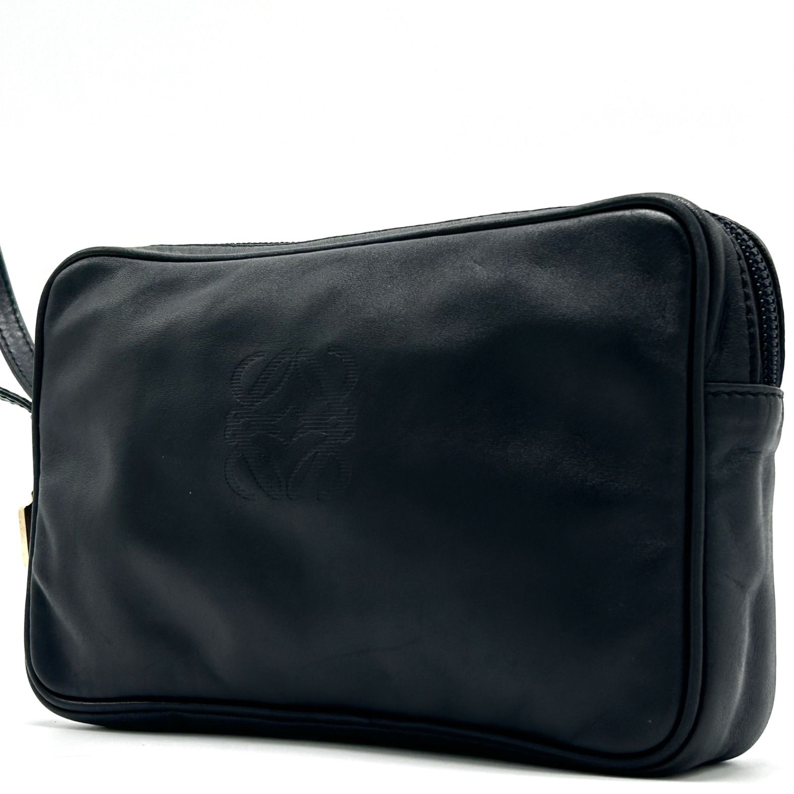 美品 LOEWE ロエベ アナグラム クラッチバッグ セカンド 手提げ 手持ち