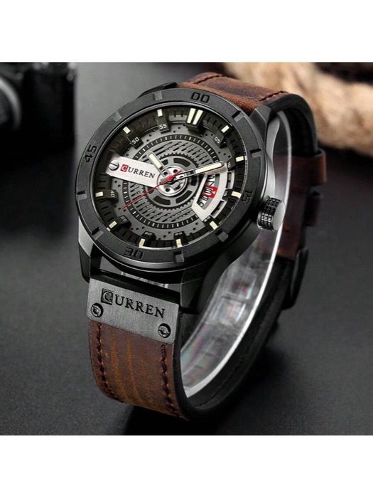 腕時計 メンズ クォーツ メンズファッション パーソナライズ 防水カレンダー式腕時計、ギフト用