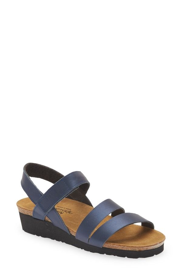 ナオト レディース シューズ ヒール サンダル Naot Kayla Sandal Polar Sea Leather