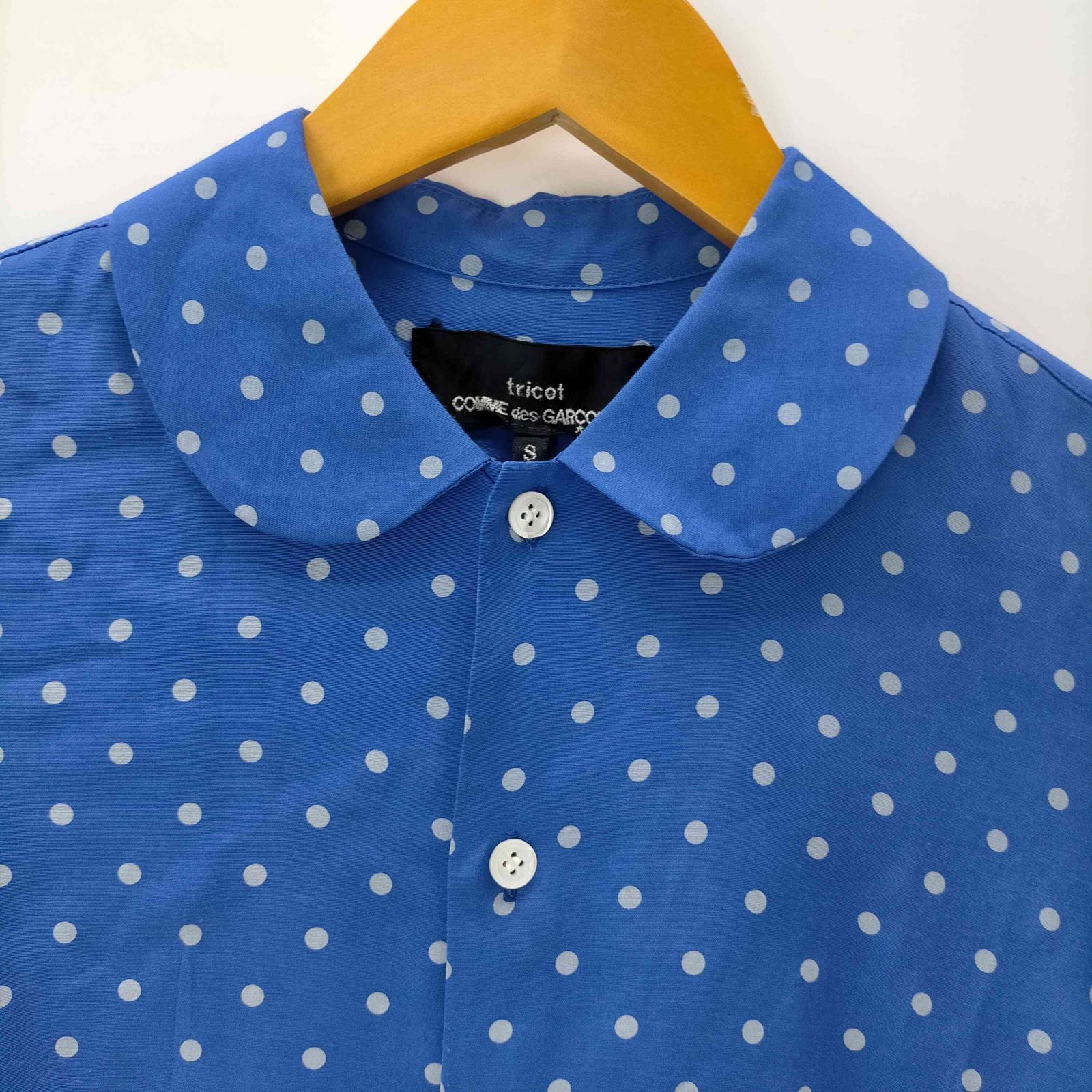 トリココムデギャルソン tricot COMME des GARCONS AD2012 丸襟ドット