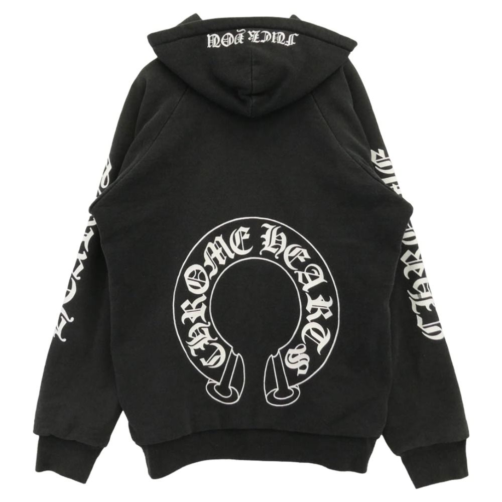 CHROME HEARTS クロムハーツ（原本無） OLD HORSESHOE HOODIE 裏地
