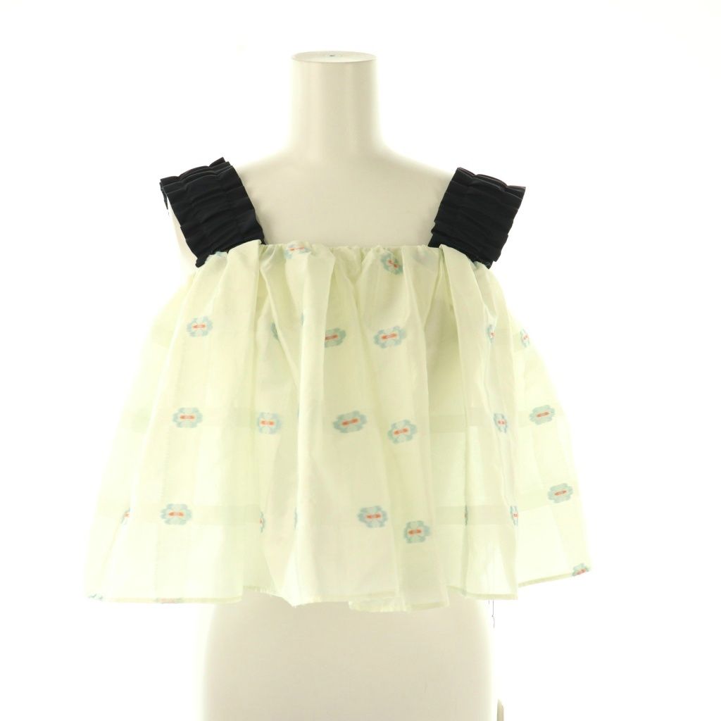 ヨリ yori シロコン shirocon 24SS マーガレットバックリボンキャミ