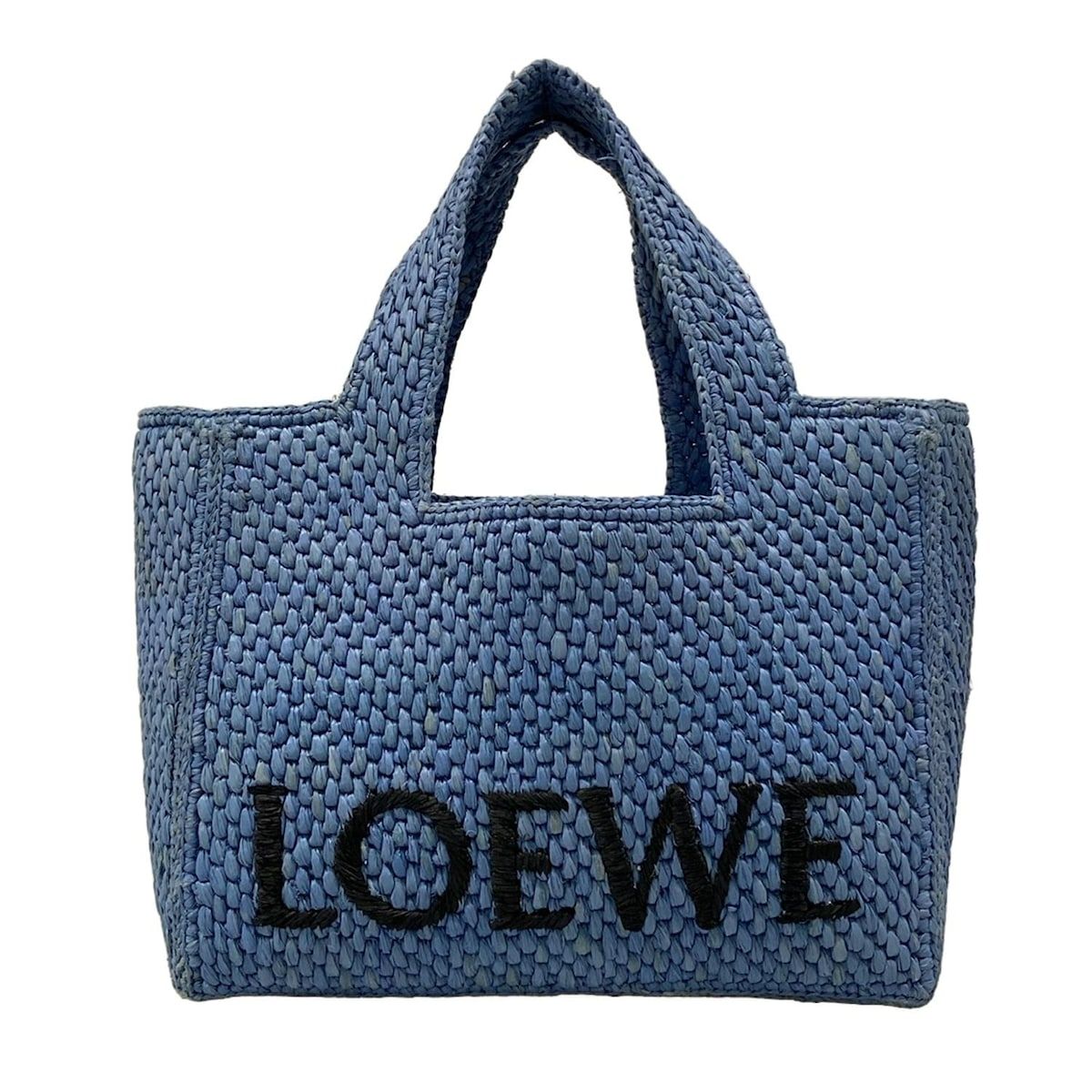 LOEWE(ロエベ) トートバッグ フォントトート ブルー - メルカリ