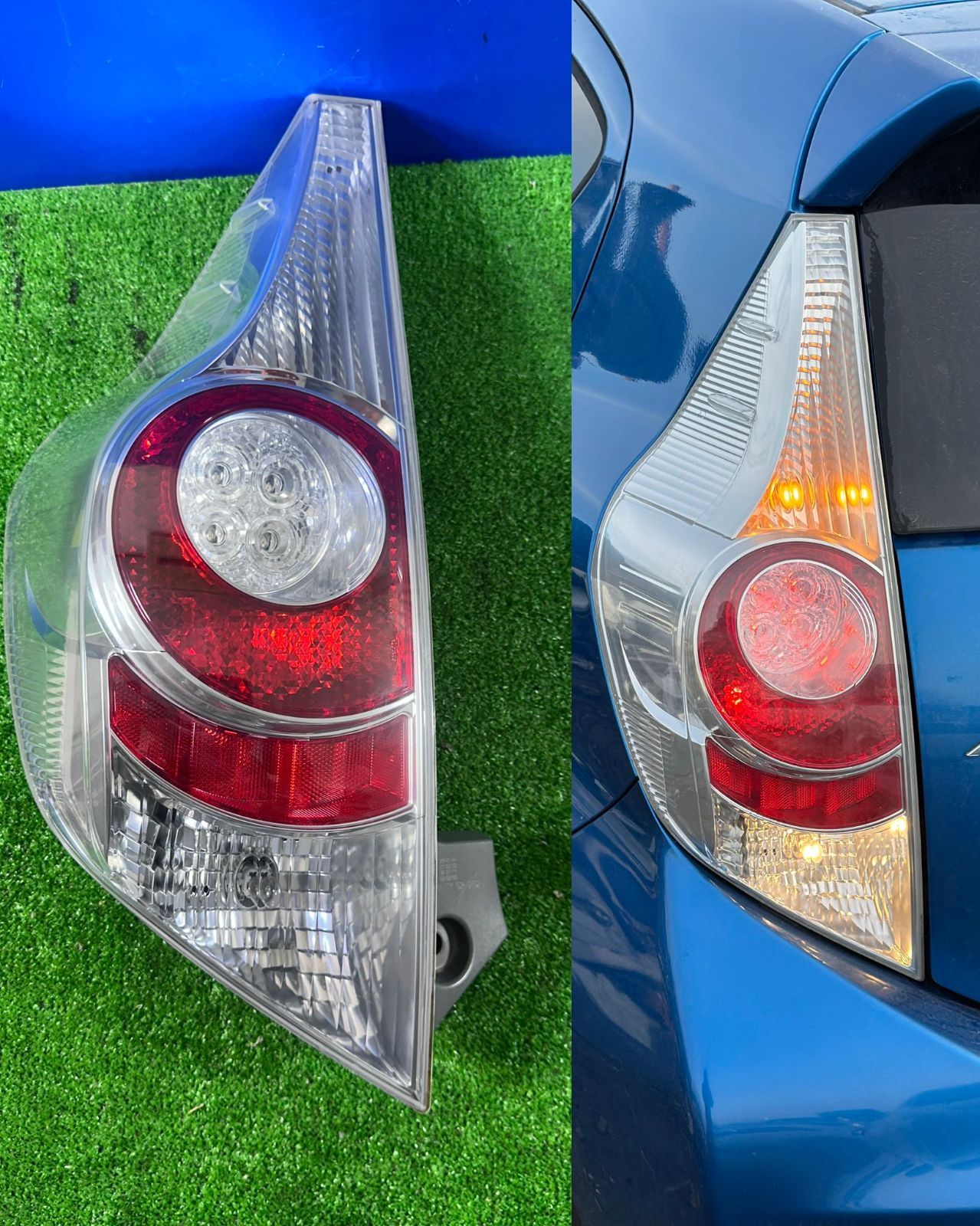 ZT-7851] 純正トヨタ アクア NHP10 H26年 左テールライト／バック