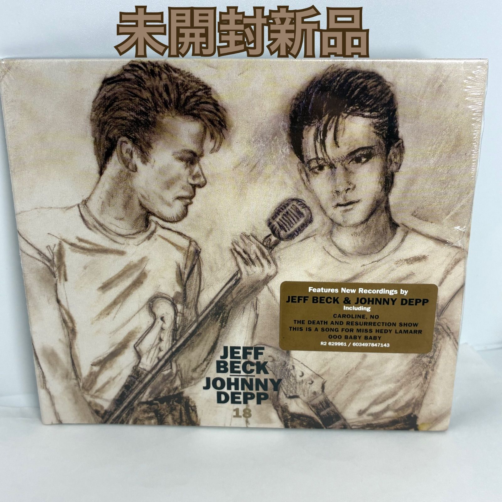 未開封新品 【輸入盤】 JEFF BECK & JOHNNY DEPP 「18 」 紙ジャケ 