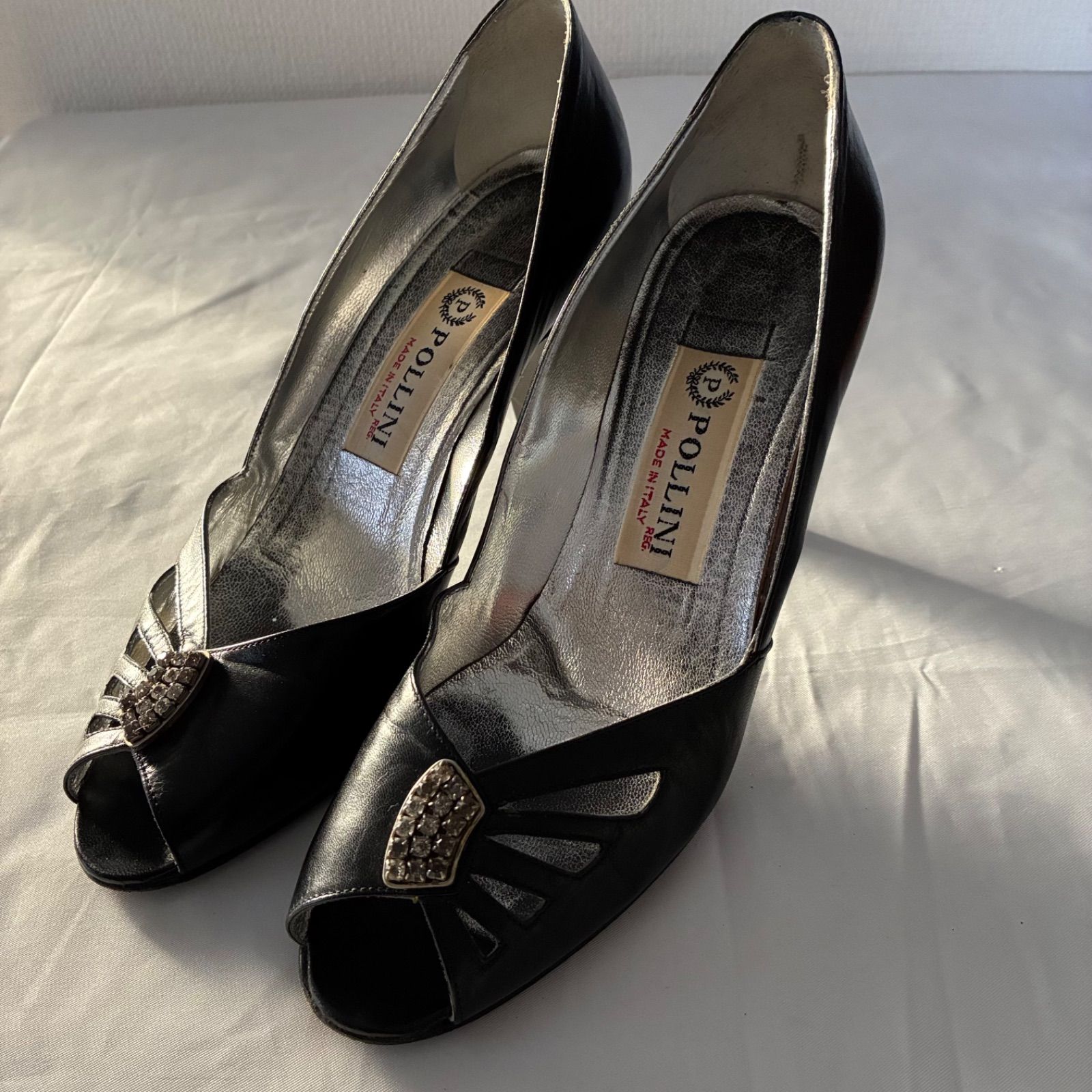 レネ・カオヴィラ RENE CAOVILLA スリングバックパンプス 10cmヒール 