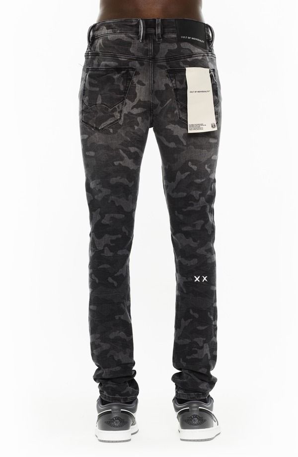 カルト オブ インディビジュアリティ メンズ ボトムス デニムパンツ ジーンズ Cult of Individuality Punk 601 Super Skinny Jeans Camo