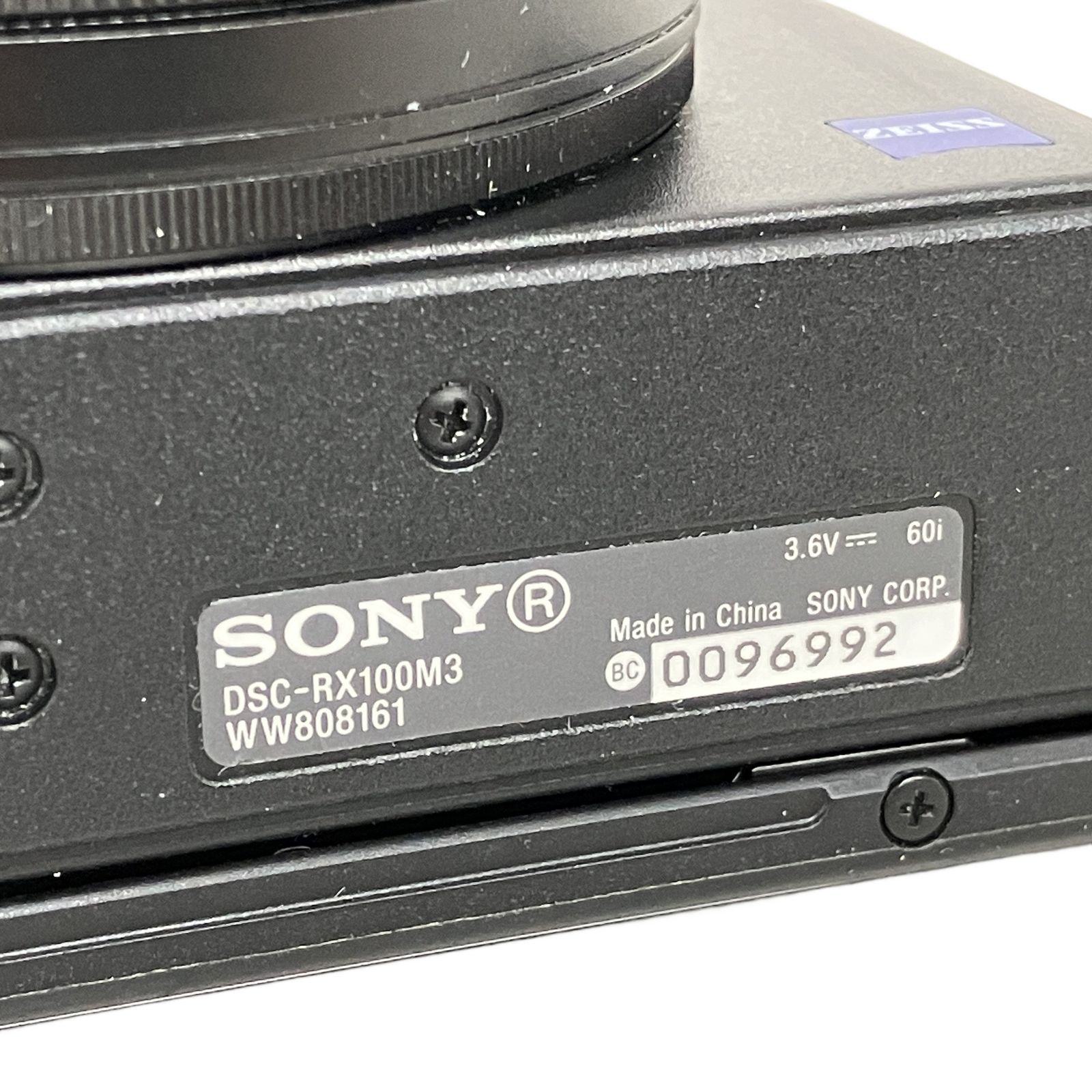 SONY Cyber-shot DSC-RX100M3 RX100 III /ZEISS Vaio-Sonnar T* 1.8