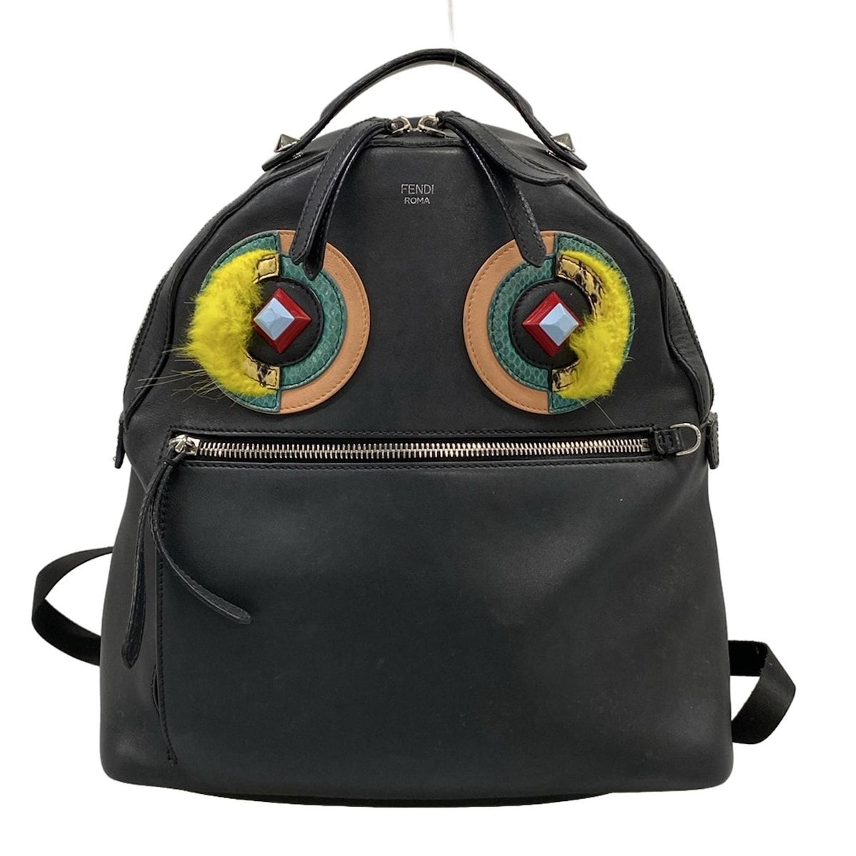 FENDI(フェンディ) リュックサック モンスターバッグバグズ 8BZ035 黒
