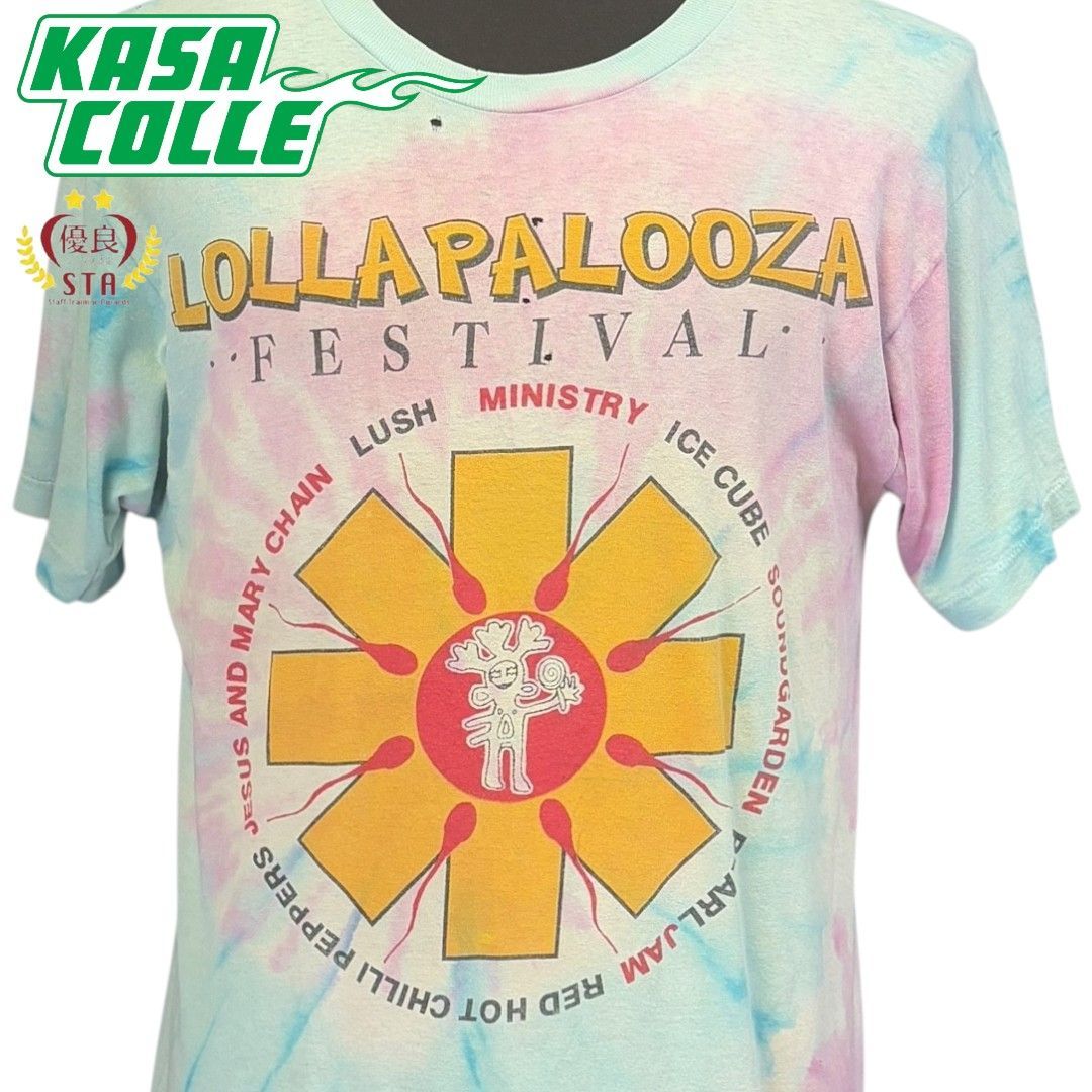 LOLLAPALOOZA】 ロラパルーザ 92年製 ヴィンテージフェスTシャツ