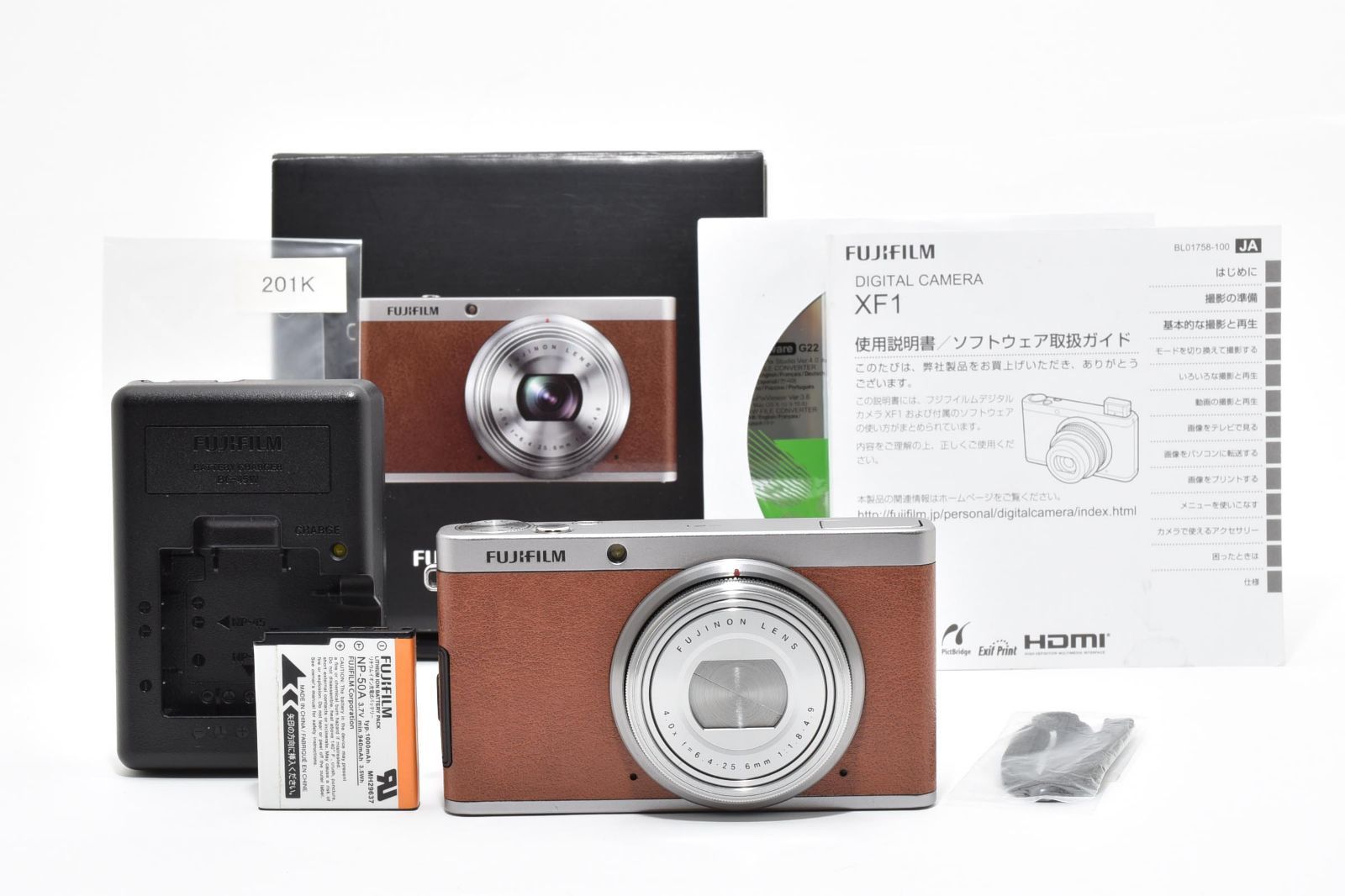 6446 【良品】 Fujifilm Xf1 Compact Digital Camera 動作確認済 フジ