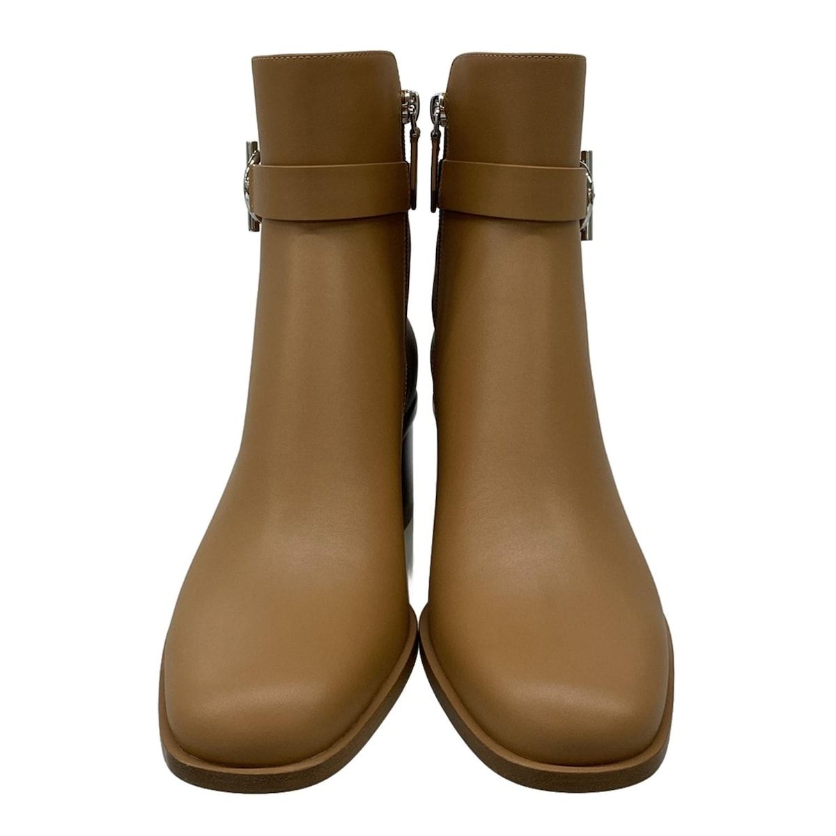 HERMES(エルメス) ショートブーツ 38 レディース美品 ジル 60 ライト