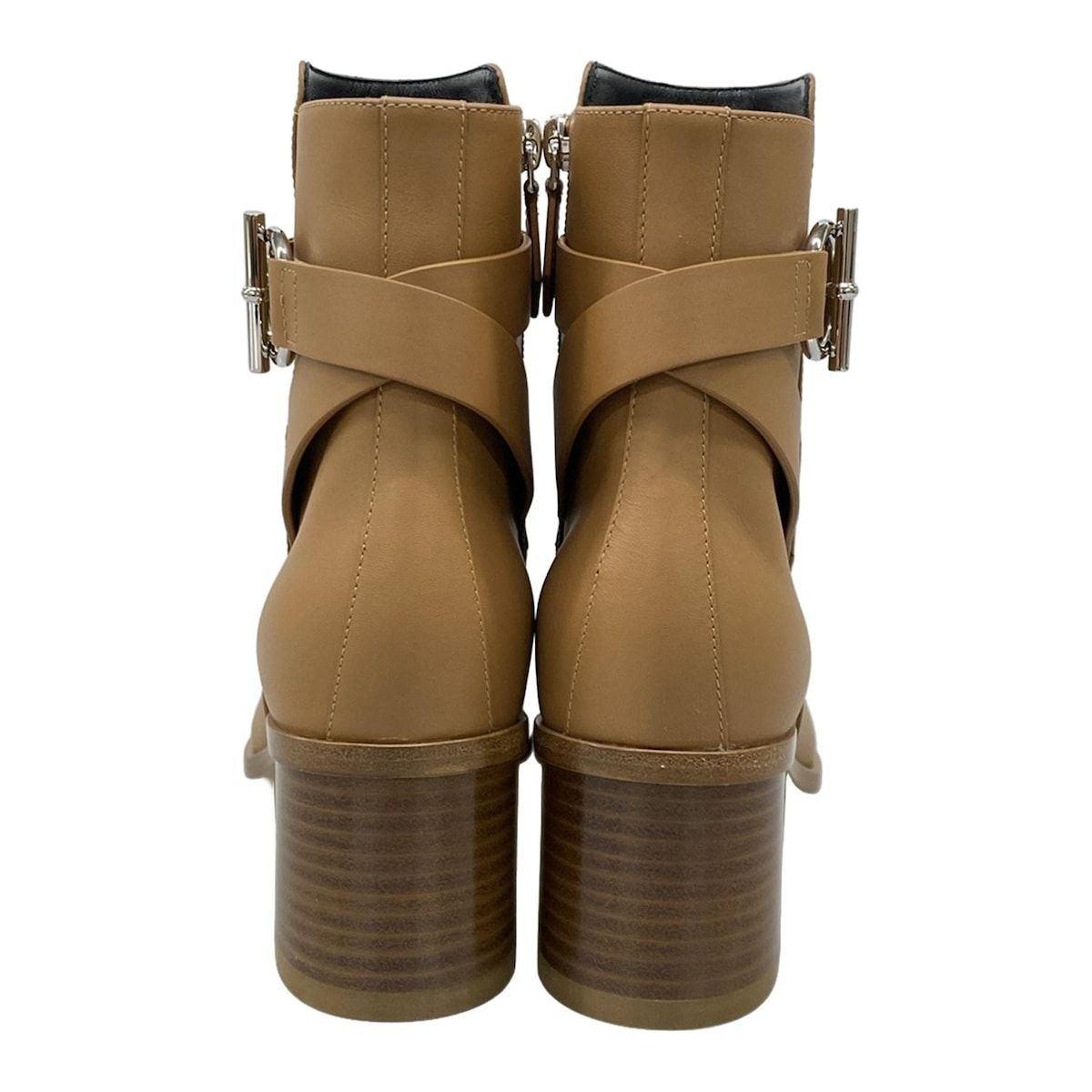 HERMES(エルメス) ショートブーツ 38 レディース美品 ジル 60 ライト