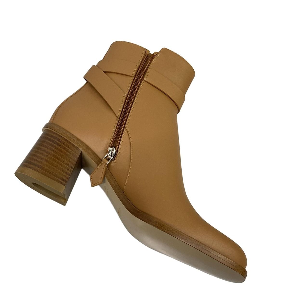 HERMES(エルメス) ショートブーツ 38 レディース美品 ジル 60 ライト