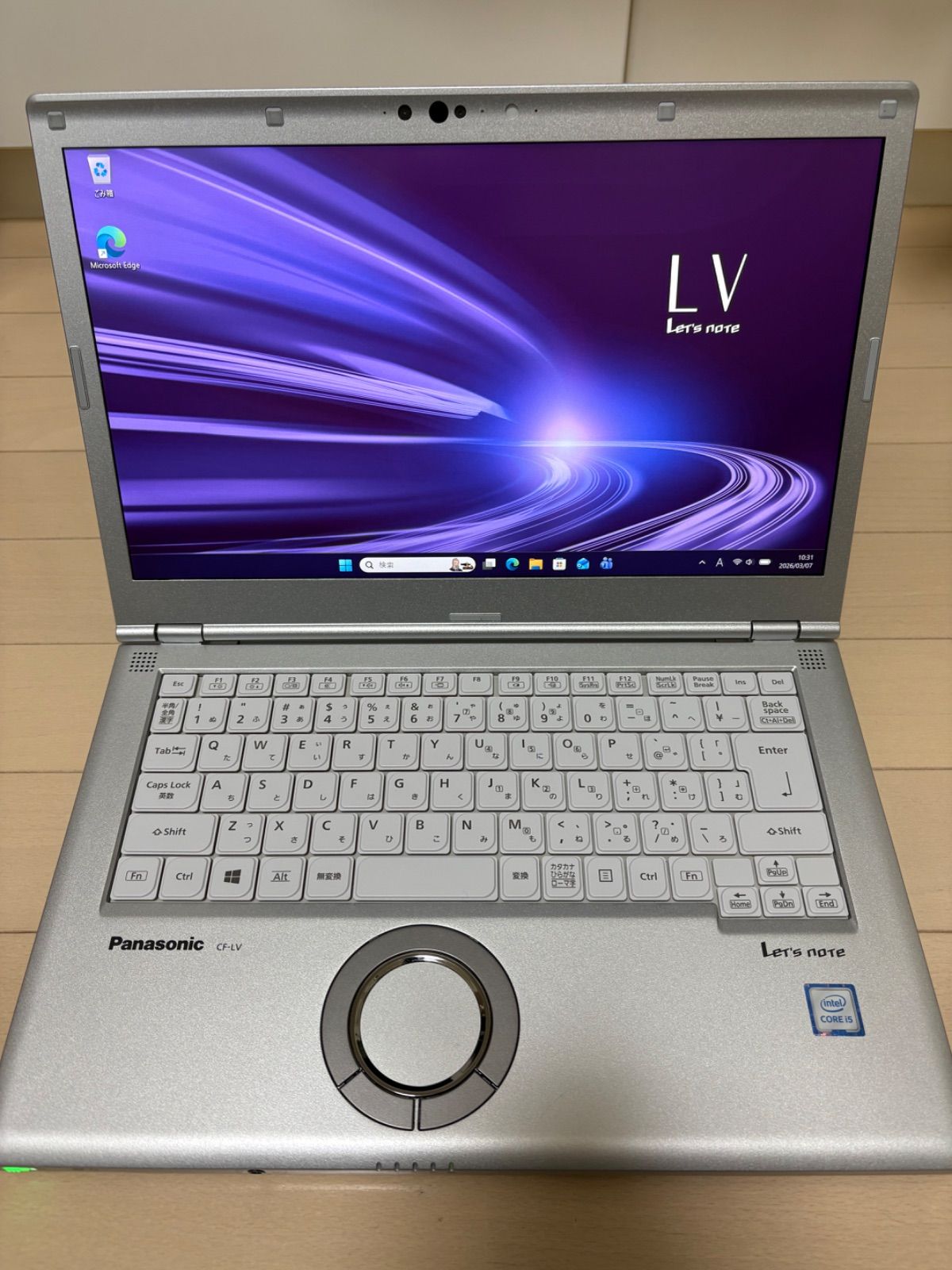 美品/累積480時間】Panasonic Let's note CF-LV8 Windows11 SSD256GB