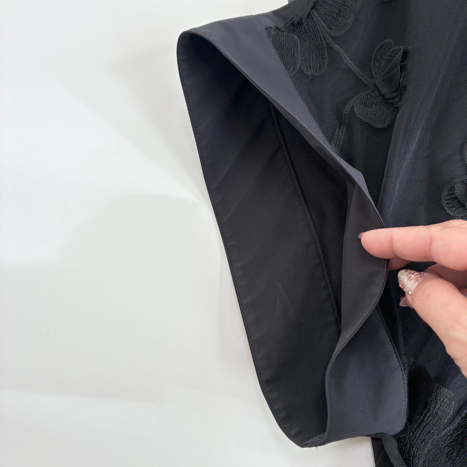 ADORE アドーア☆ 3Dレースブラウス 38 ブラック - メルカリ