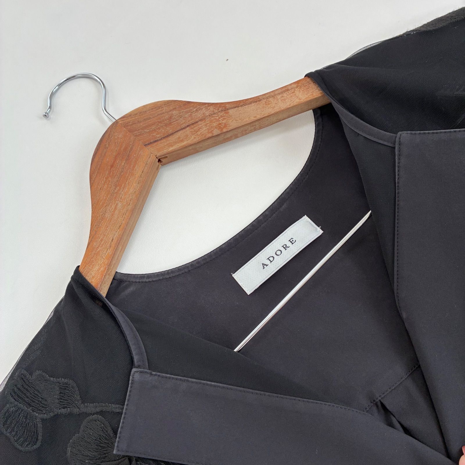 ADORE アドーア☆ 3Dレースブラウス 38 ブラック - メルカリ