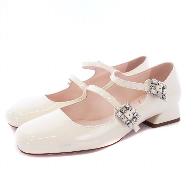 ロジェヴィヴィエ ROGER VIVIER トレ ヴィヴィエ ストラス バックル