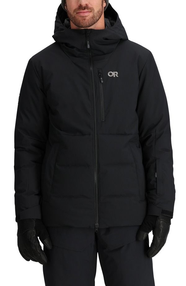 アウトドアリサーチ メンズ アウター ジャケット・ブルゾン フーデッドジャケット ダウン Outdooresearch Snowcrew 700 Fill Power Down Hooded Jacket Black ブラック