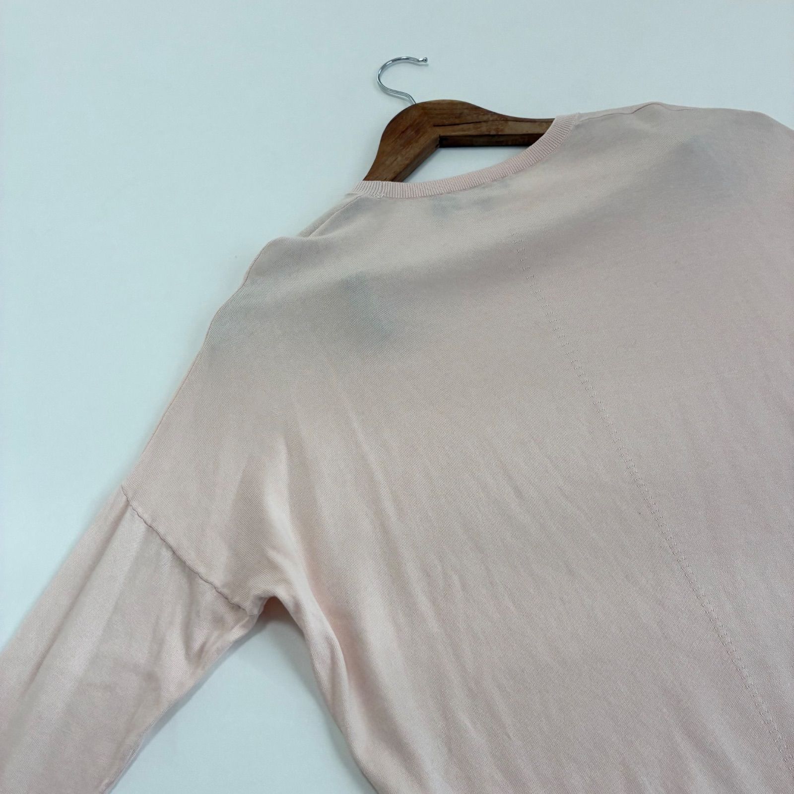 Theory セオリー☆NEW WEFT ARSHELLE コットンニットプルオーバー S 