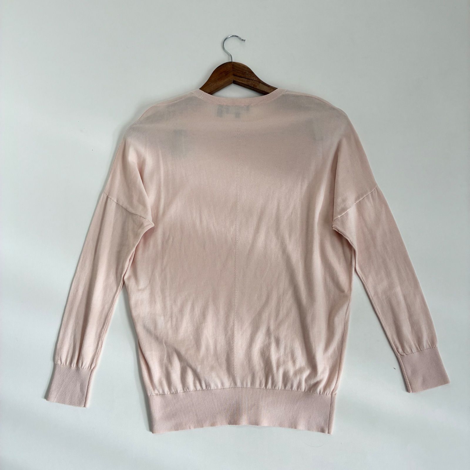 Theory セオリー☆NEW WEFT ARSHELLE コットンニットプルオーバー S 