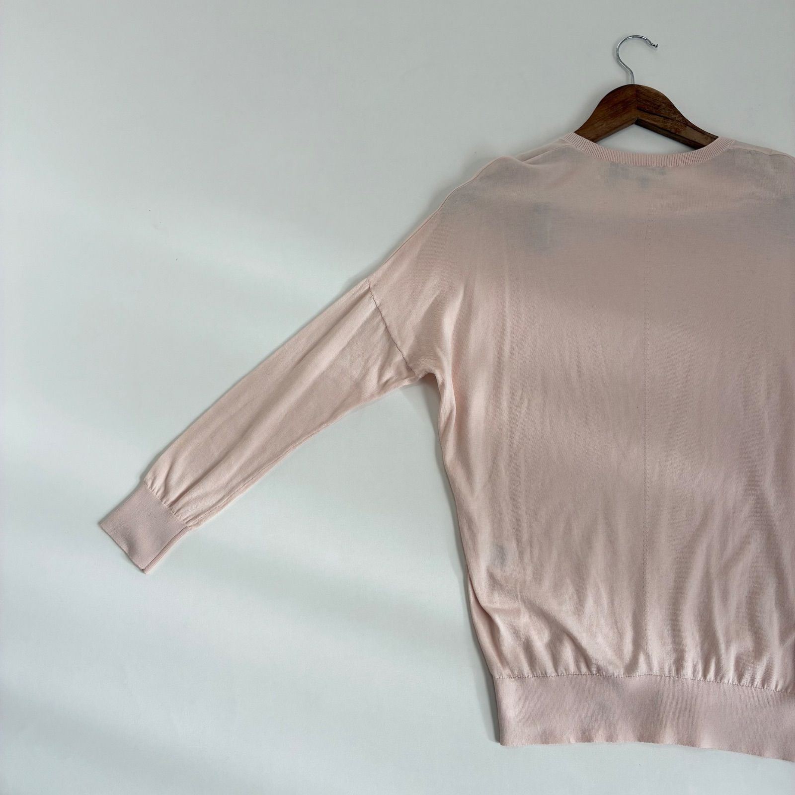 Theory セオリー☆NEW WEFT ARSHELLE コットンニットプルオーバー S 