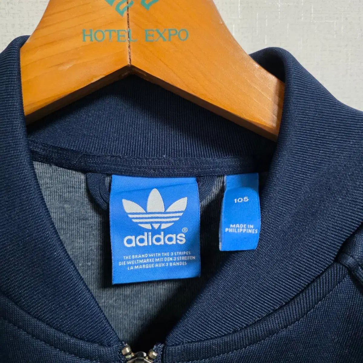 アディダス 105 110号 ジャージ ネイビー色 adidas - ジャージ 