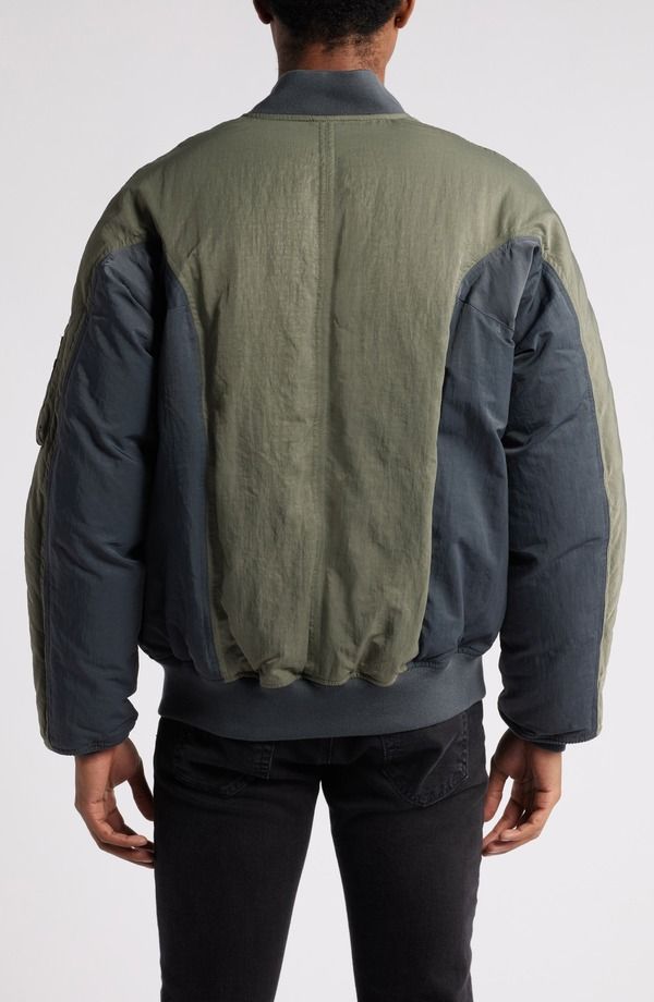 Alpha industries Ma1 カーキ ダウンジャケット メンズ ALPHA