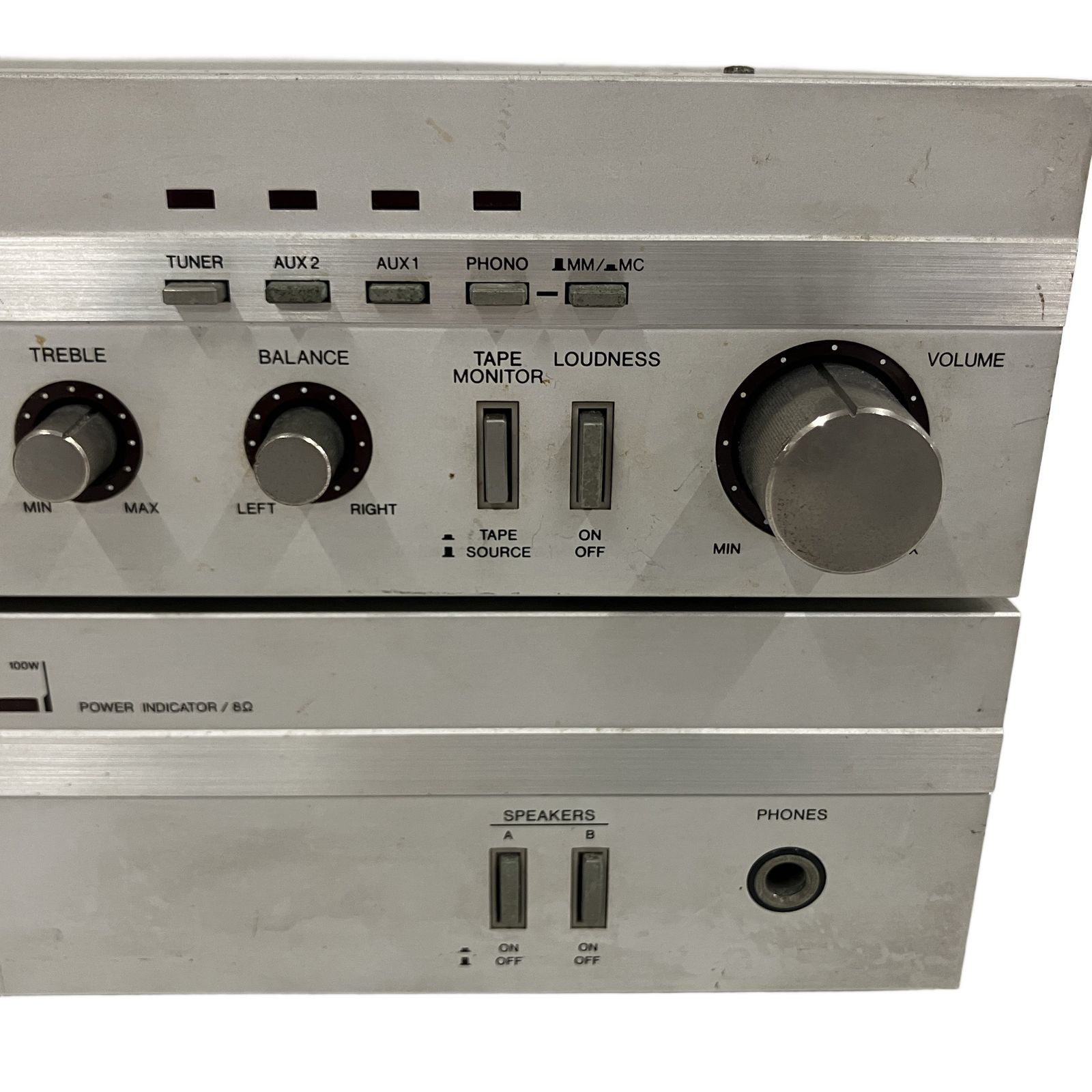 AIWA アイワコントロール プリアンプS-C7 S-P7 2点セット 中古