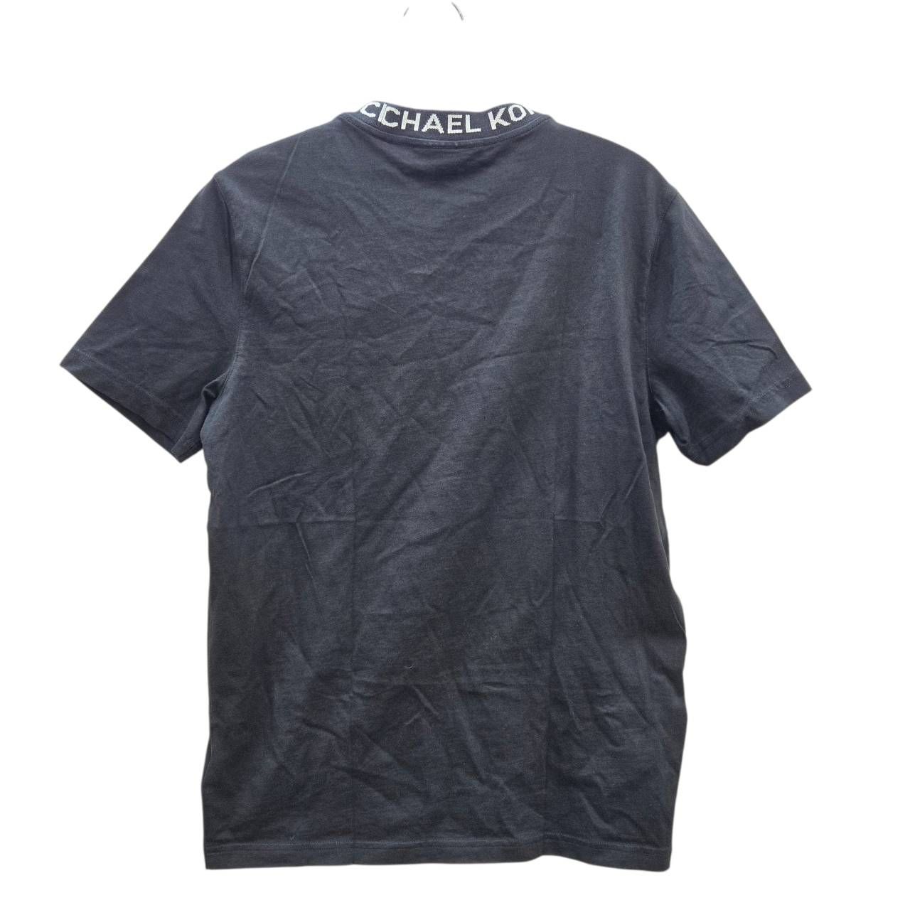 MICHAEL KORS マイケルコース Tシャツ 半袖 ブラック XS 首ロゴ メンズ 