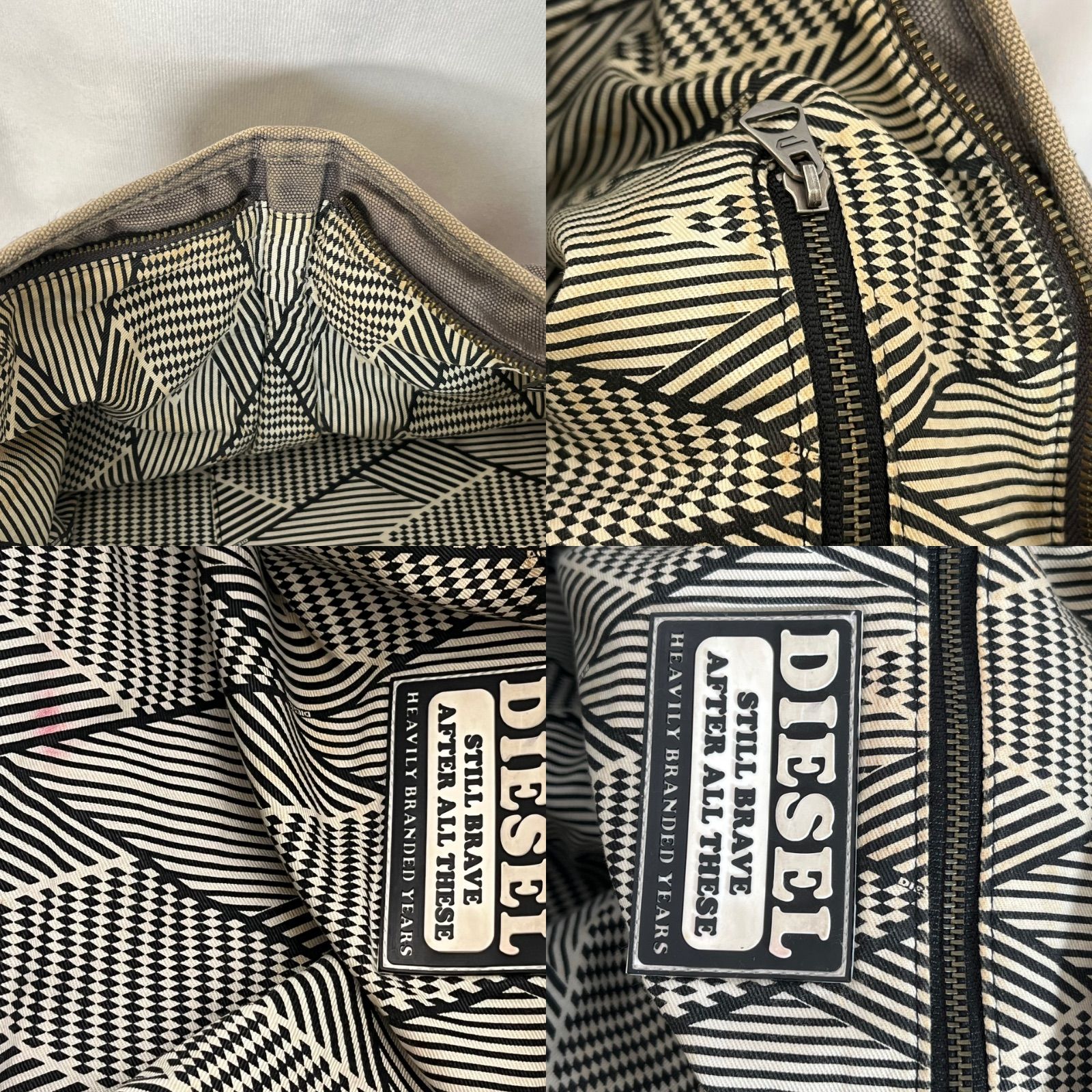 新品未使用 DIESEL ディーゼル ビッグロゴ トートバッグ 管2602-257】DIESEL ディーゼル エンボスロゴ トートバッグ