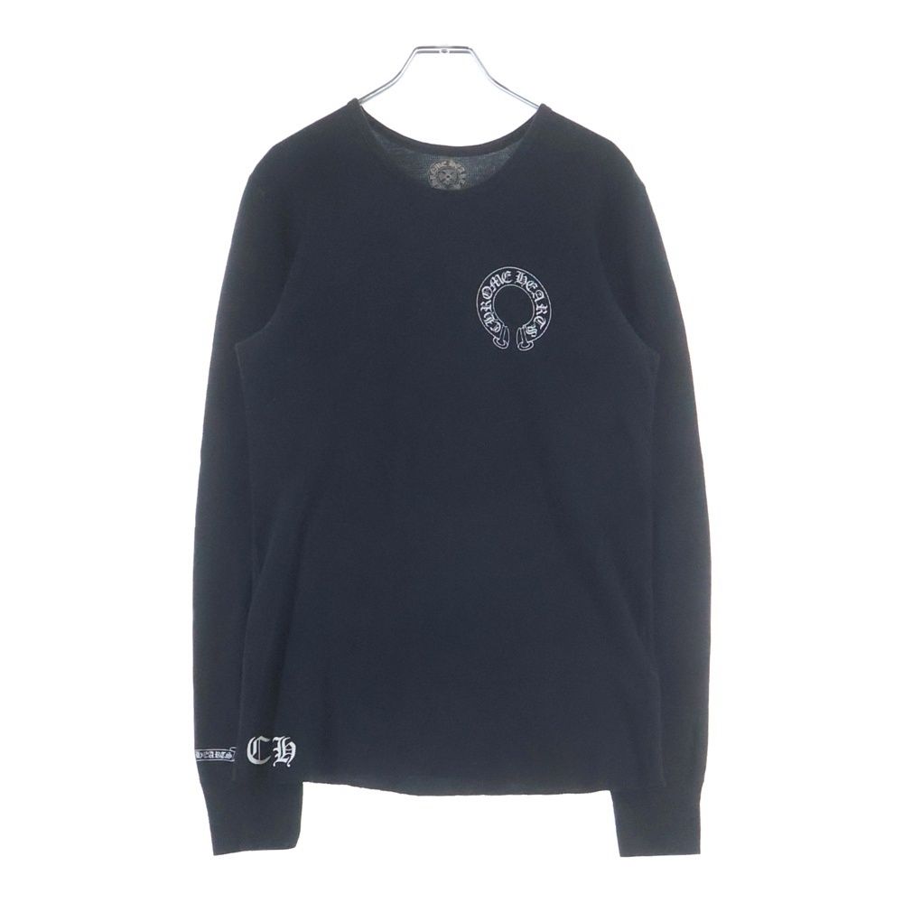 CHROME HEARTS (クロムハーツ) ホースシュー プリントサーマル クルー