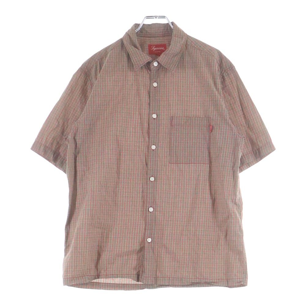 SUPREME (シュプリーム) 19SS Plaid S/S Shirt プレイド ギンガム
