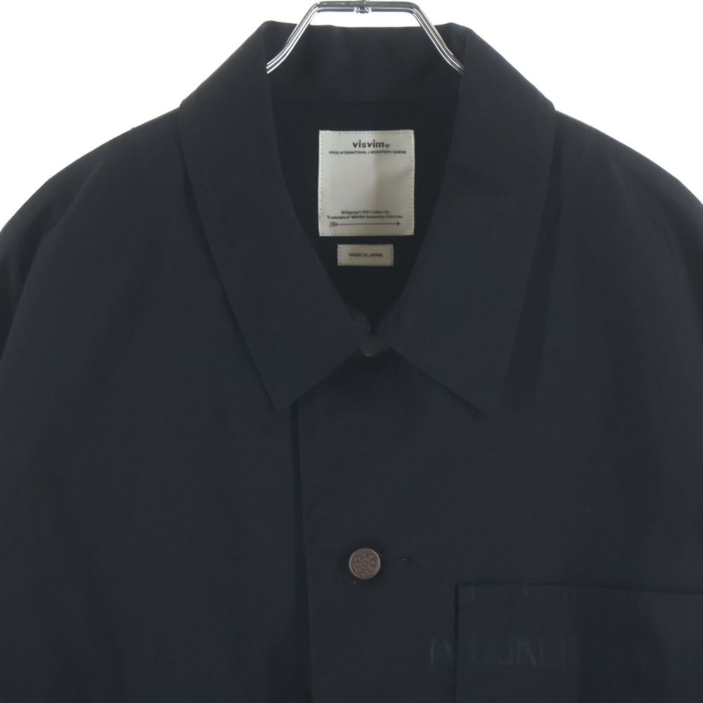 VISVIM ヴィスヴィム 21AW BAKER COVERALL ハンドステンシルペイント ベイカー カバーオール ブラック 0121205013018 VISVIM (ヴィスヴィム) 21AW BAKER COVERALL ハンドステンシルペイント
