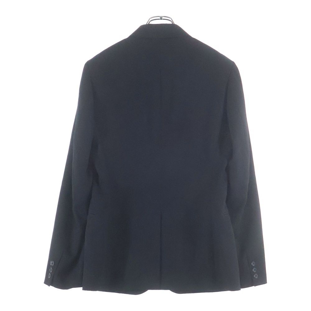 Yohji Yamamoto ヨウジヤマモト ショルダーパッド シングルブレスト テーラードジャケット ブラック HF-J53-140 Yohji Yamamoto (ヨウジヤマモト) ショルダーパッド シングルブレスト