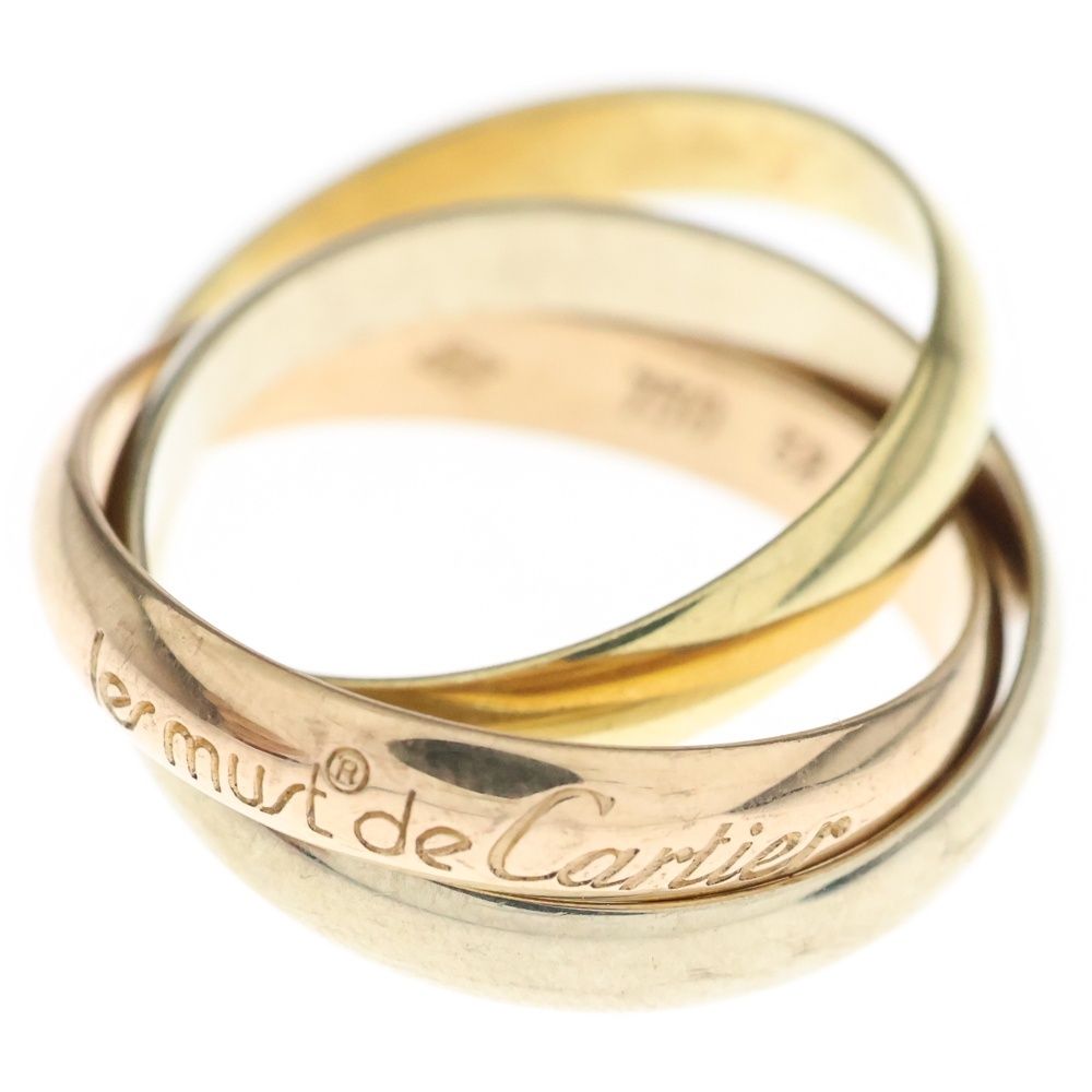 Cartier (カルティエ) トリニティ リング 750YG/WG/PG #52 指輪