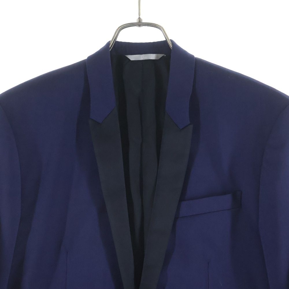 Dior HOMME (ディオールオム) 1B Wool Tailored Jacket ピークドラペル