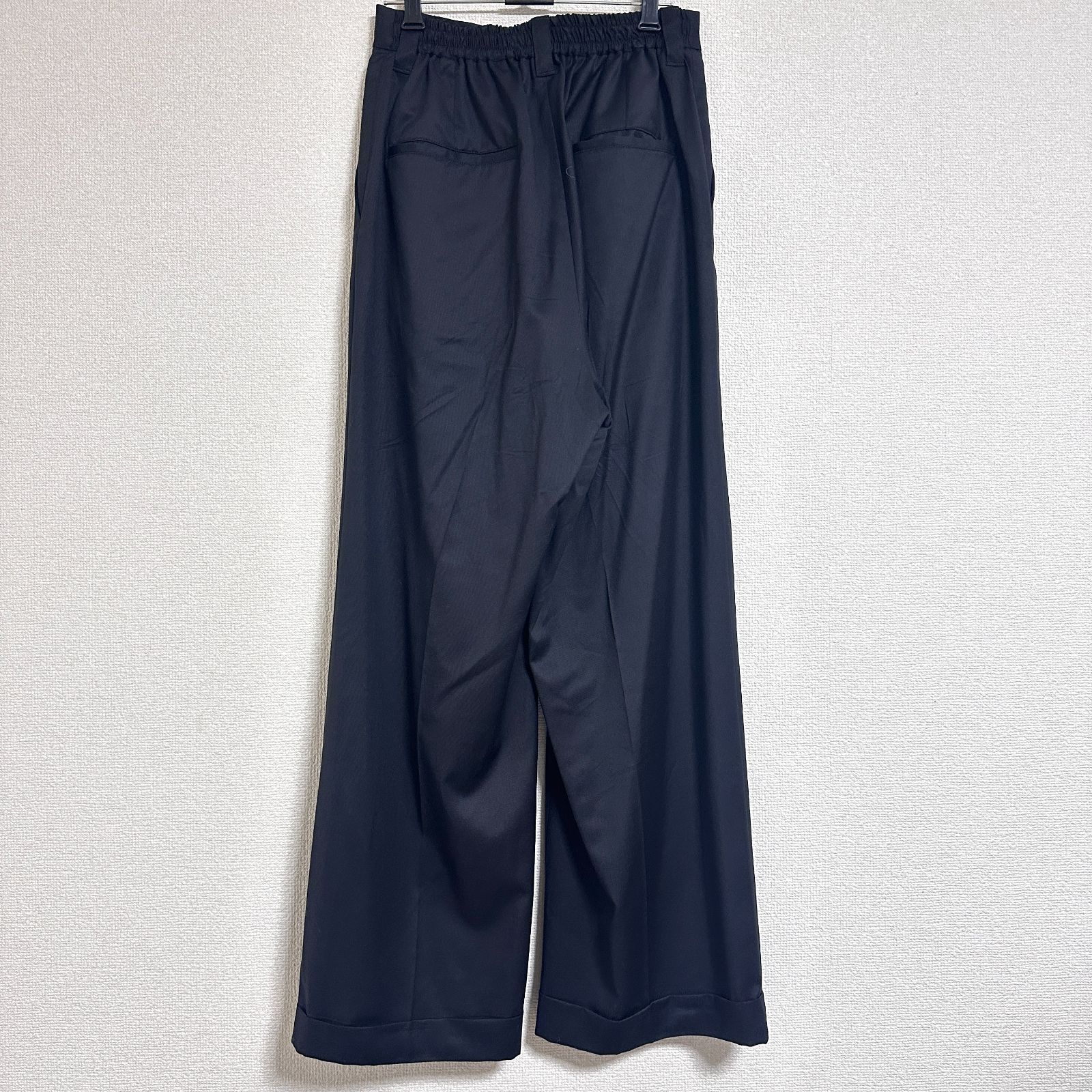 MAISON SPECIAL 22AW LoroPiana/ロロピアーナ ワイドパンツ ウエスト 