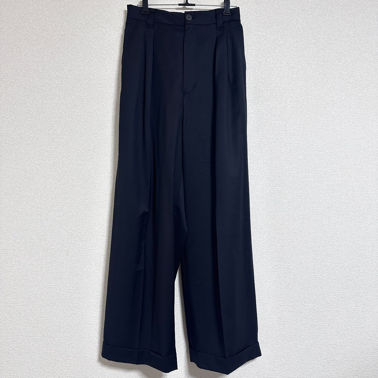 MAISON SPECIAL 22AW LoroPiana/ロロピアーナ ワイドパンツ ウエスト 
