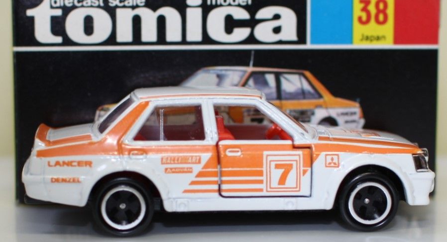 USED トミカ 黒箱 38 三菱 ランサー ターボ 1/60 日本製 240001033215