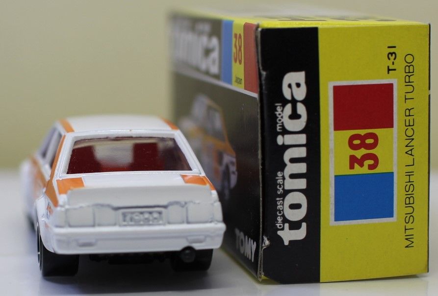 USED トミカ 黒箱 38 三菱 ランサー ターボ 1/60 日本製 240001033215
