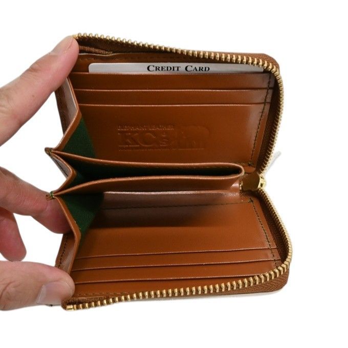 KC,s ケイシイズ Lジップ コンパクト ウォレット クラスト