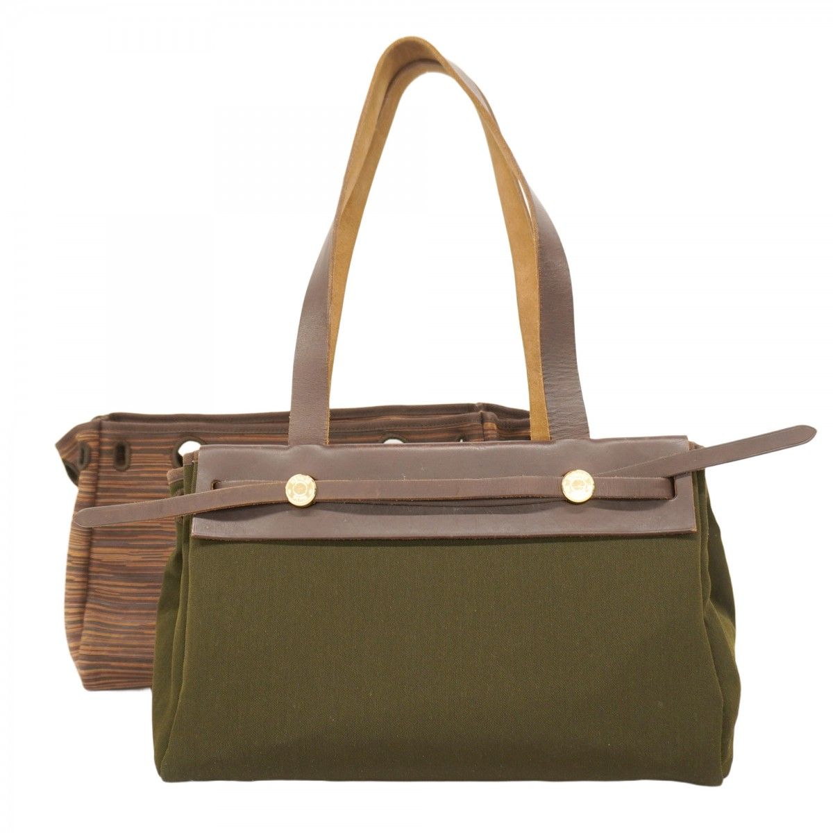 6ca0528】エルメス トートバッグ エールバッグカバスPM トワル