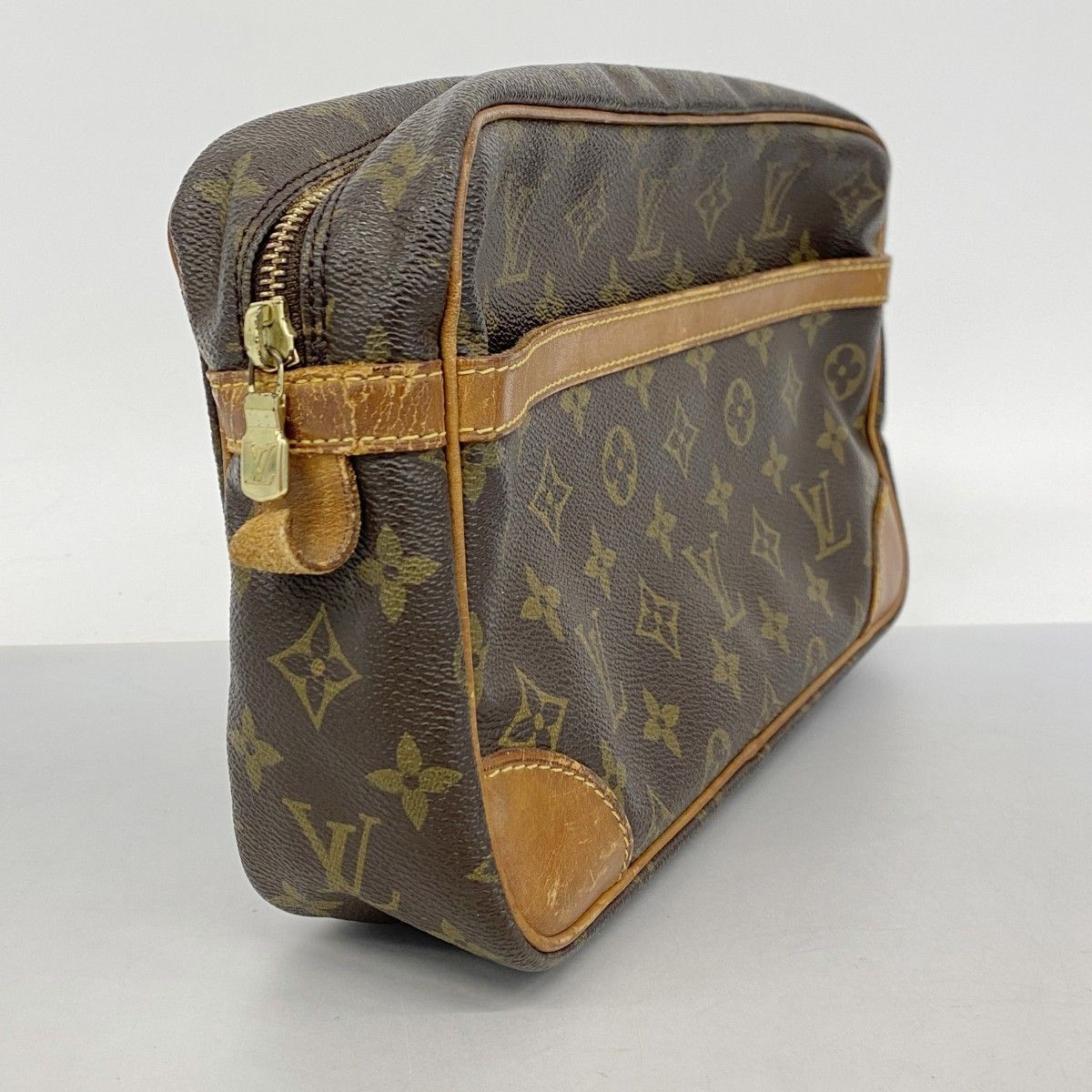 6ca0647】ルイヴィトン クラッチバッグ モノグラム コンピエーニュ28