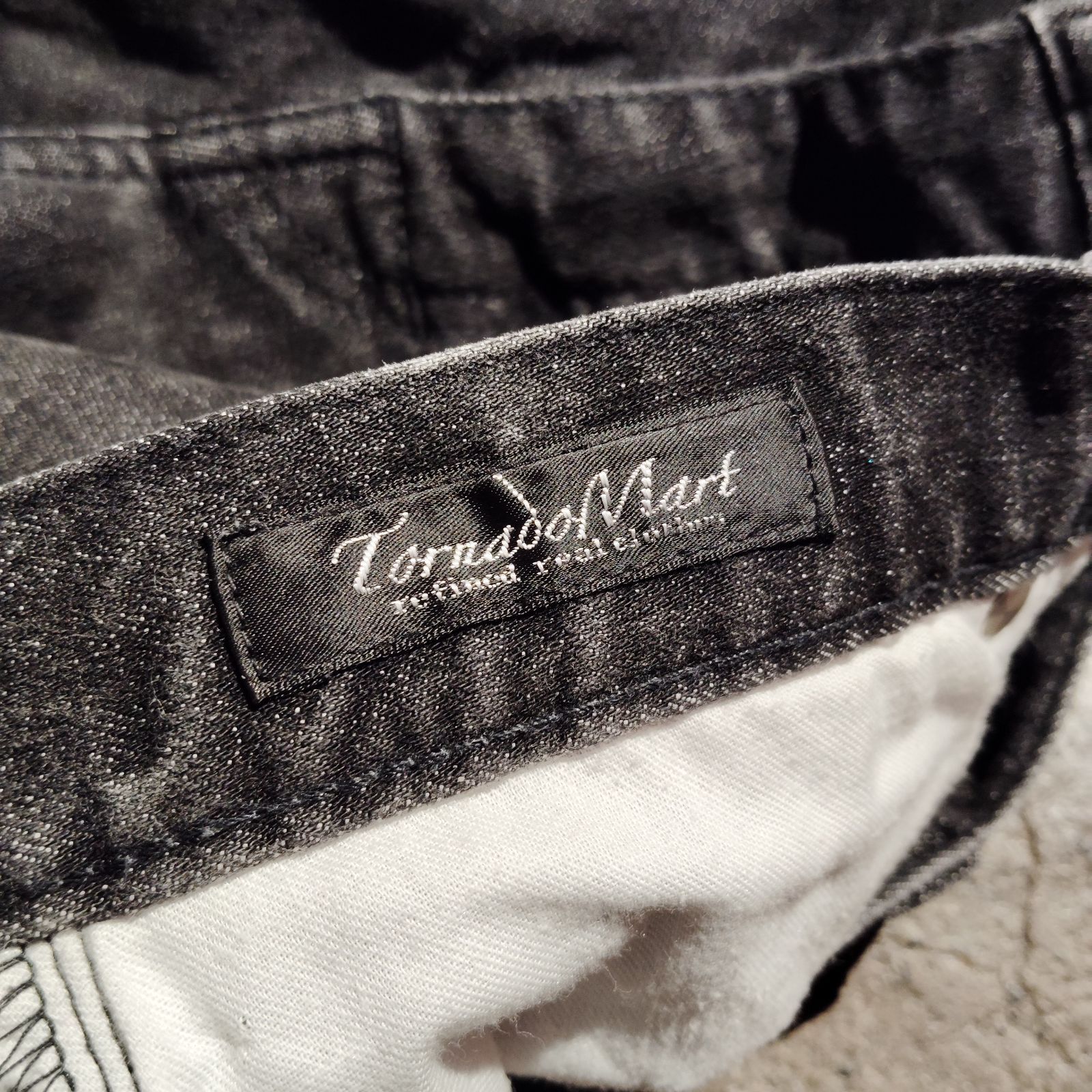 TORNADO MART ブラストケミカルカラー シューカット デニム パンツ 