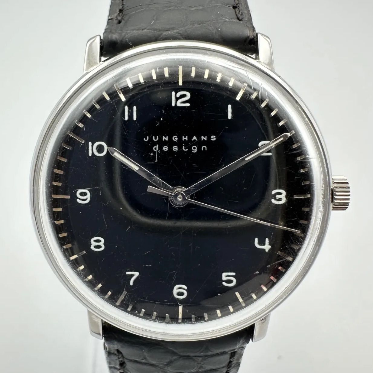 ユンハンス マックスビル 手巻き 34mm 027 3702 00M 【公式通販】